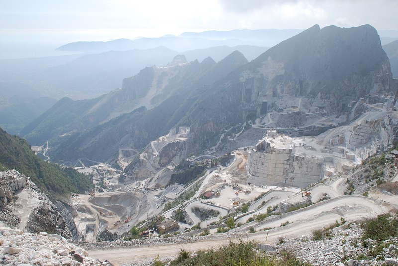 11 Carrara Marmor Steinbruch